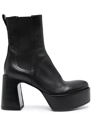 Premiata 95mm leather ankle boots - Black