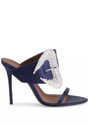 Giuseppe Zanotti 105mm Ludhovica mules - Blue