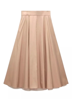 Dorothee Schumacher cotton midi skirt - Neutrals