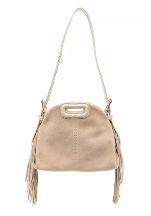 Maje mini Miss M tote bag - Neutrals