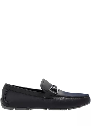Ferragamo Driver Gancini-detail loafers - Black