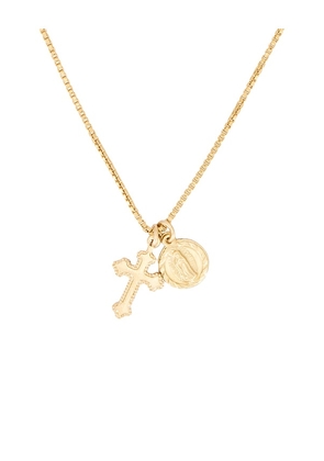 Natalie B Jewelry x REVOLVE Like A Virgin Necklace in Metallic Gold.