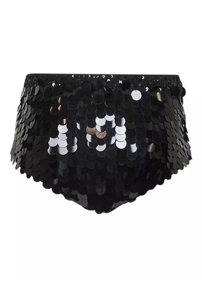 P.A.R.O.S.H. sequin-embellished shorts - Black