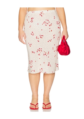 L'Academie by Marianna Hallie Midi Skirt in Ivory. Size S. Also in XL.