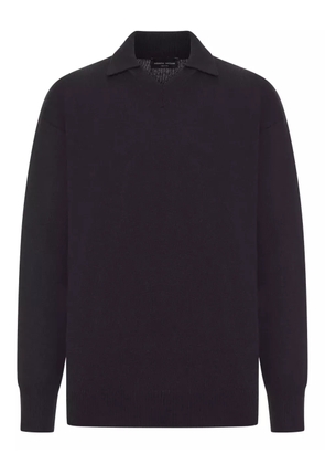 Roberto Collina polo-neck wool sweater - Black