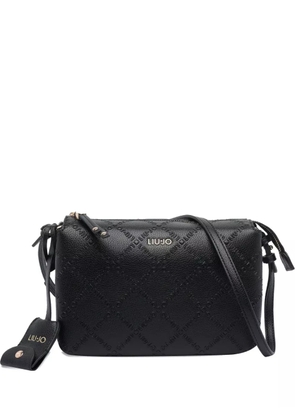 LIU JO logo-plaque cross body bag - Black