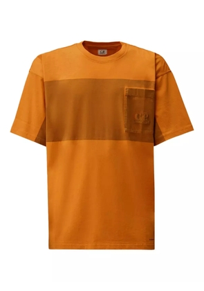 C.P. Company pocket-panel stripe T-shirt - Orange
