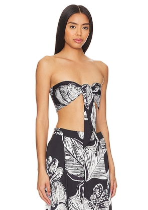 ROCOCO SAND x REVOLVE Bandeau Top in Black. Size M. Also in S, XS.