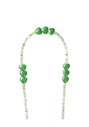 La Coque Francaise Amy Chain in Green.