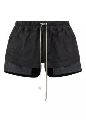 Rick Owens DRKSHDW Fog Boxers drawstring shorts - Black