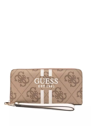 GUESS USA Laurel 4G zip-around wallet - Neutrals