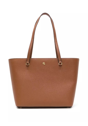 Lauren Ralph Lauren medium Karly leather tote bag - Brown