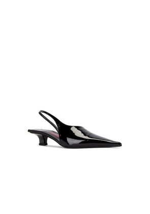 Lucasheva Aurora Slingback Pump in Black. Size 36. Also in 37, 38, 40.