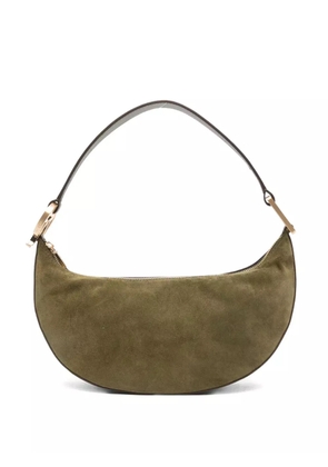 Cult Gaia suede zip-closure tote bag - Green