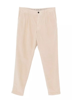 Incotex pleated corduroy trousers - Neutrals