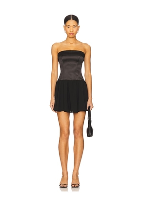 MAJORELLE Tamera Mini Dress in Black. Size L. Also in M, S, XL, XS.