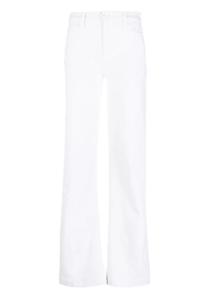 PAIGE mid-rise straight-leg jeans - White