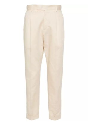 PT Torino feather-detail poplin trousers - Neutrals