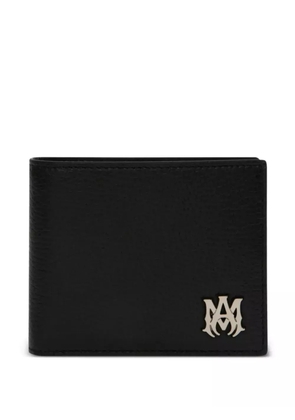 AMIRI logo-plaque leather wallet - Black
