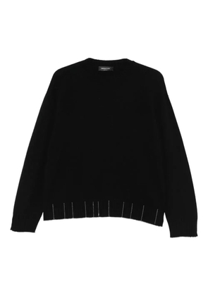 Fabiana Filippi embellished hem sweater - Black