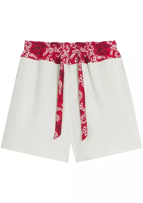 Lanvin floral-print shorts - White