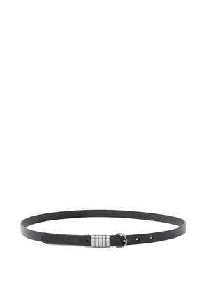 PINKO logo-plaque leather belt - Black