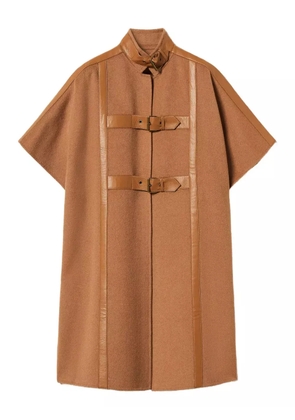 TWINSET buckle-fastening cape - Brown