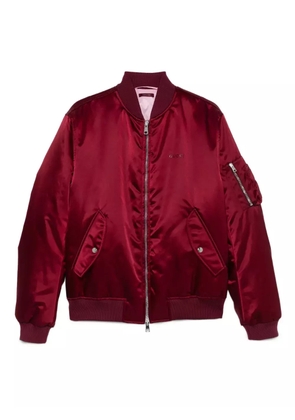 Gucci satin bomber jacket - Red