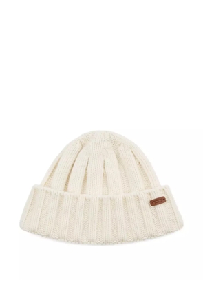 Tod's ribbed-knit beanie - White