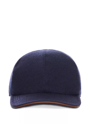 Kiton cashmere baseball hat - Blue