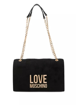 Love Moschino quilted shoulder bag - Black