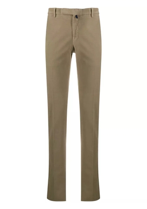 Incotex textured straight-leg trousers - Neutrals