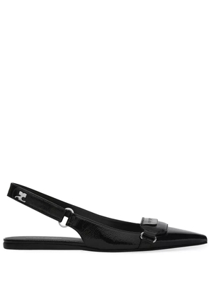Courrèges Racer slingback pumps - Black
