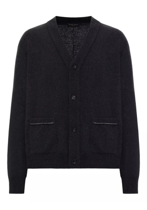 Roberto Collina wool V-neck cardigan - Black