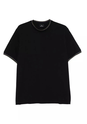Paul Smith multi-stripe trim T-shirt - Black
