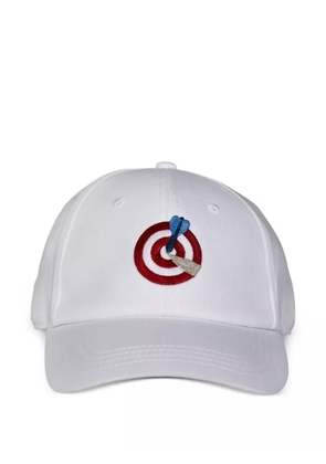 BEEFBAR embroidered-target baseball hat - White