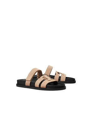 Tory Burch Ines Sport Slide in Beige. Size 10. Also in 10.5, 11, 6, 6.5, 7, 7.5, 8, 8.5, 9.