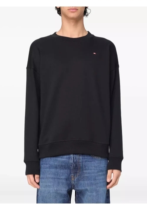 Diesel logo-embroidered sweatshirt - Black
