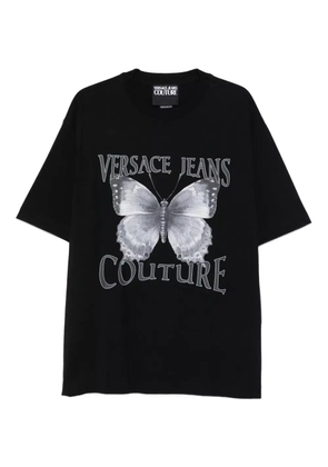 Versace Jeans Couture butterfly-print T-shirt - Black