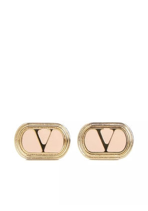 Valentino Garavani Ovalette V-signature earrings - Gold