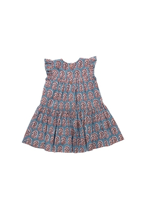 Pink Chicken Fiona Ruffle Dress in Teal. Size 3. Also in 4, 5, 6.