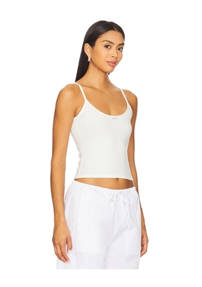 RAT BOI Scoop Back Crop Cami Top in White. Size L. Also in M, S, XL, XS, XXL.