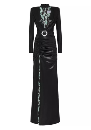 Philipp Plein Lining Flame dress - Black