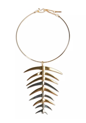 Osklen spine choker necklace - Gold