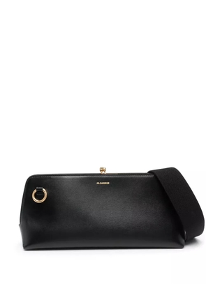 Jil Sander small Goji leather shoulder bag - Black