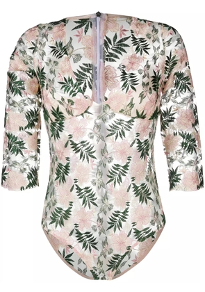 Gilda & Pearl les fleurs bodysuit - Pink