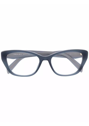 Prada Eyewear cat-eye frame glasses - Blue