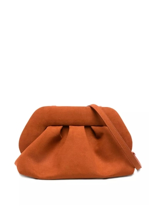Themoirè pleated-panel satchel - Orange