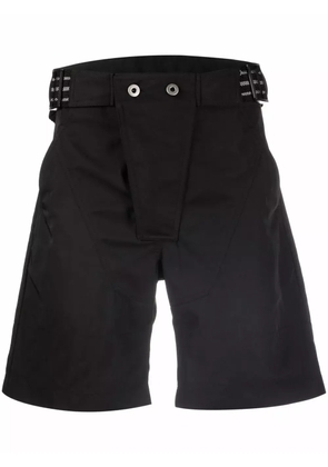 Qasimi Tahriir Motor bermuda shorts - Black