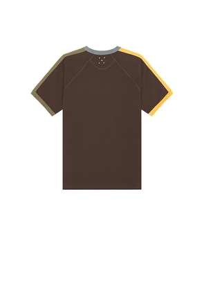 Pop Trading Company Keenan T-Shirt in Brown. Size L. Also in S, XL/1X.